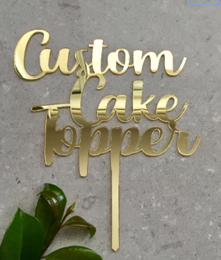 custom wedding cake topper