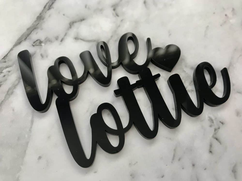 Custom Happy Birthday Cake Topper - Georgia