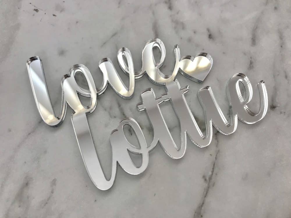 Custom Mr & Mrs Name Wedding Cake Topper - Walker