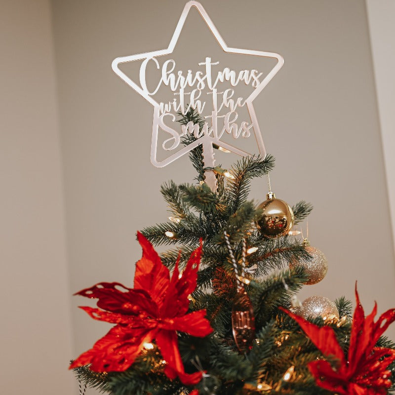 Personalised Christmas Tree Star